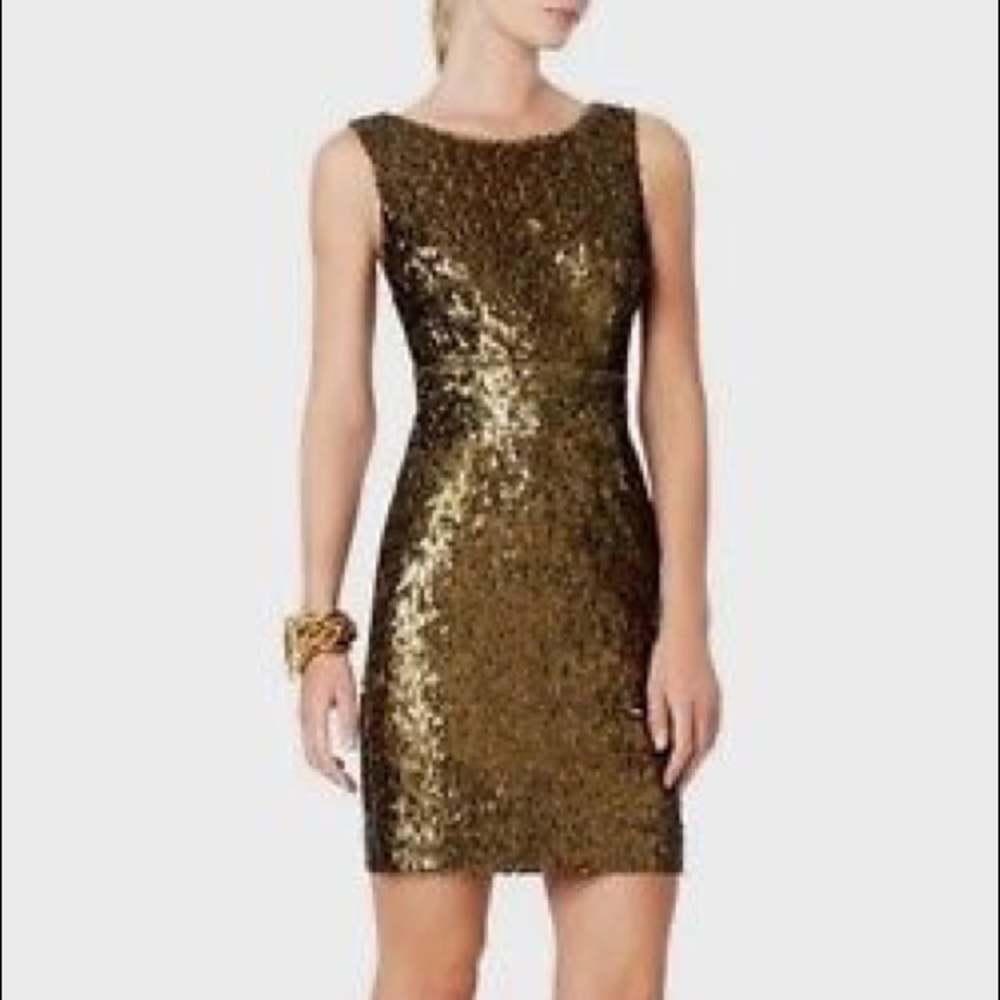BCBG Lucianna Sequined Dress -sz M -$348